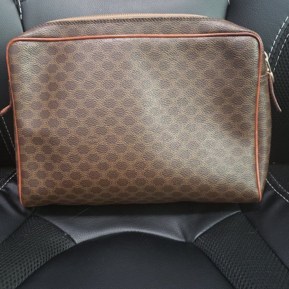 Preloved Celine Clutch bag macadam canvas - Picture 2 of 11